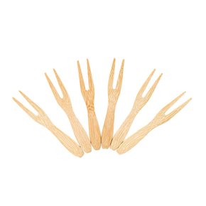 Kit Mini Garfos Bambu Plasvale