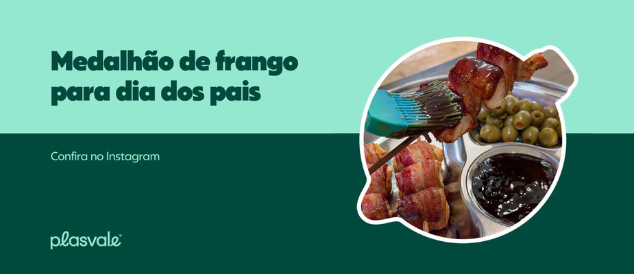 Medalhão de Frango com Bacon na Air Fryer
