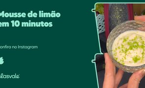 Mousse de limao em 10 minutos