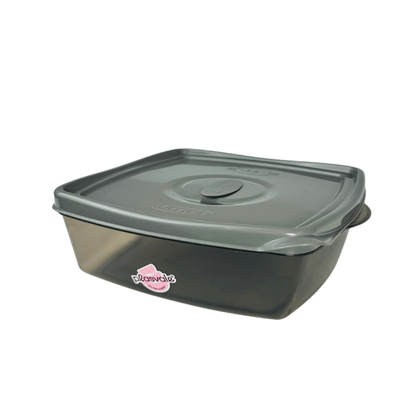 Pote Retangular com 1,3L de capacidade - BPA Free